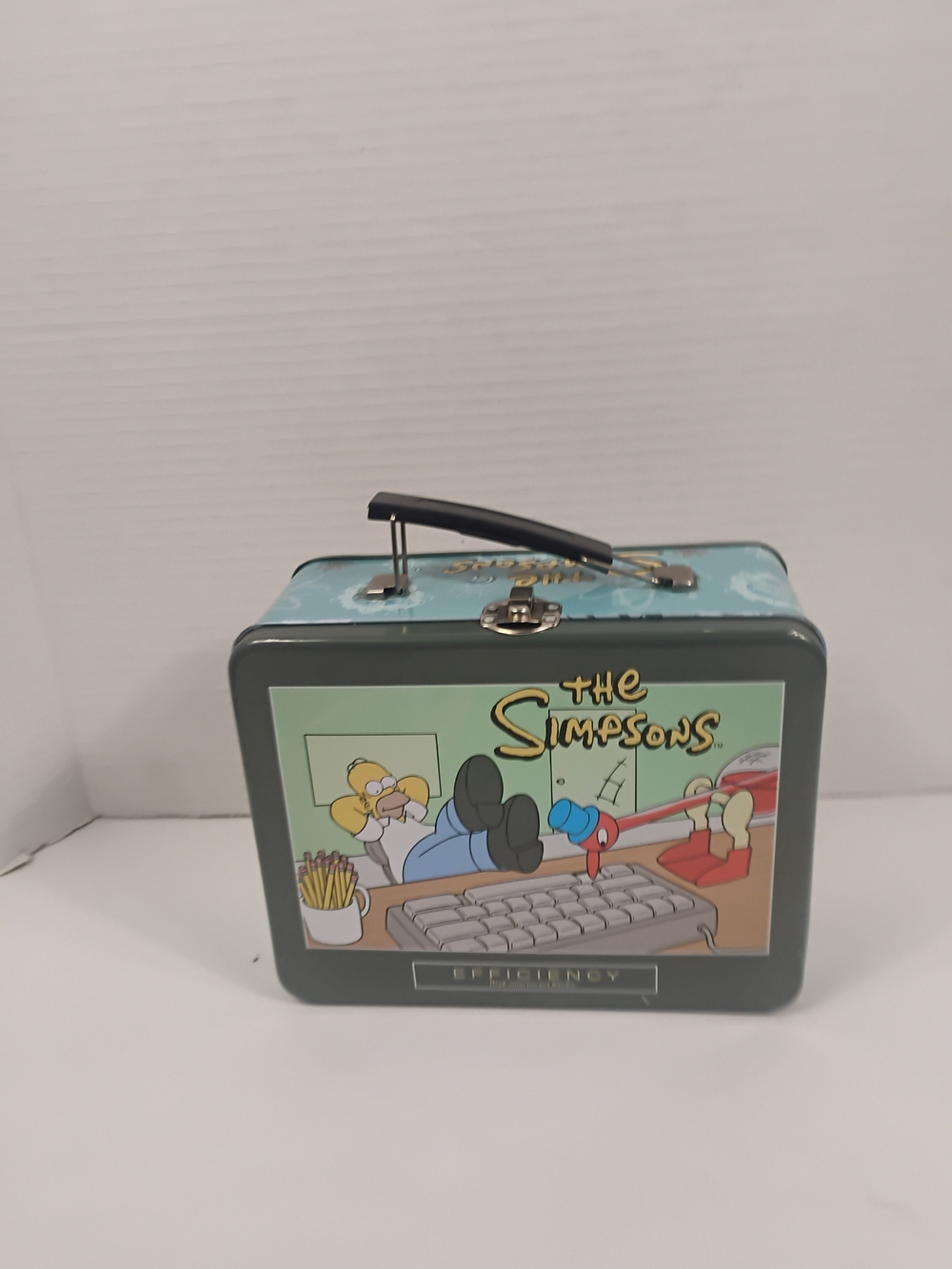 Metal Lunchbox - Green/Teal Collector Tin